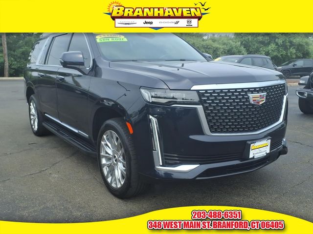 Dark Moon Blue Metallic 2023 Cadillac Escalade ESV SUV / Crossover Four-Wheel Drive Automatic