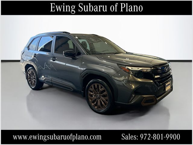 Magnetite Gray Metallic 2025 Subaru Forester SUV / Crossover All-Wheel Drive Continuously Variable Transmission