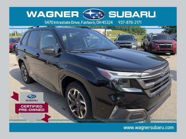 Crystal Black Silica 2025 Subaru Forester SUV / Crossover All-Wheel Drive Continuously Variable Transmission