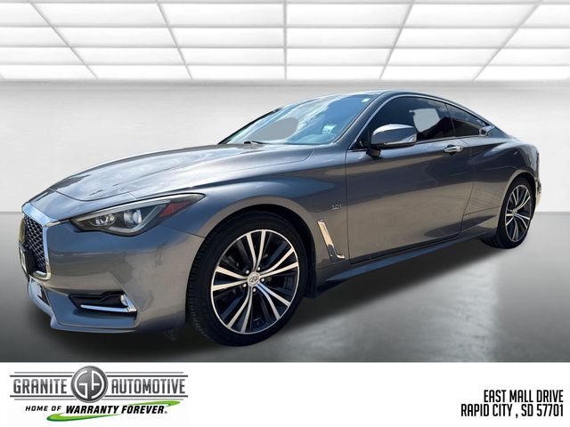 Gray (Graphite Shadow) 2019 INFINITI Q60 Coupe All-Wheel Drive 7-Speed Automatic