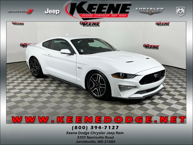 Oxford White 2022 Ford Mustang GT Premium Fastback RWD Coupe Rear-Wheel Drive 6-Speed Manual