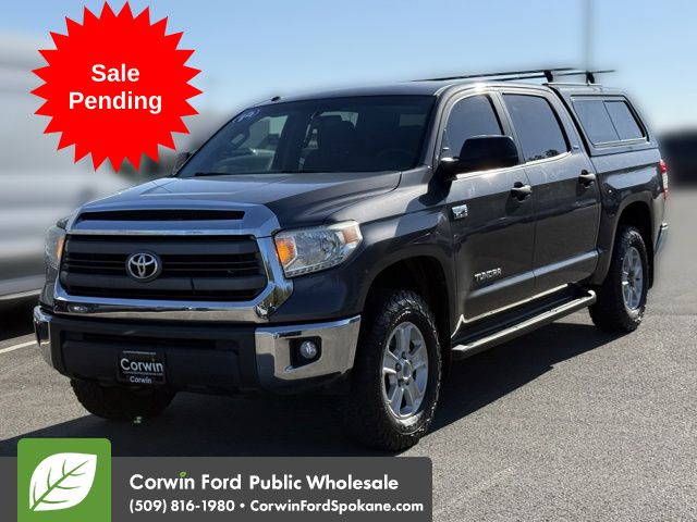 Magnetic Gray Metallic 2014 Toyota Tundra Pickup Truck Four-Wheel Drive 6-Speed Automatic Overdrive