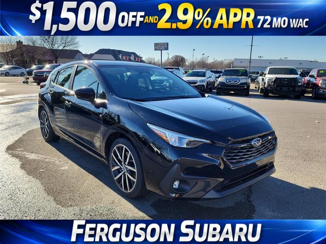 Crystal Black Silica 2026 Subaru Impreza Sport AWD Wagon All-Wheel Drive Continuously Variable Transmission