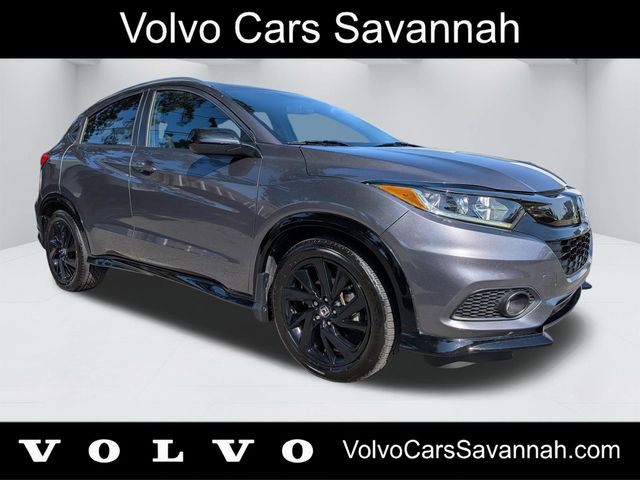 Gray 2022 Honda HR-V Sport FWD SUV / Crossover Front-Wheel Drive Continuously Variable Transmission