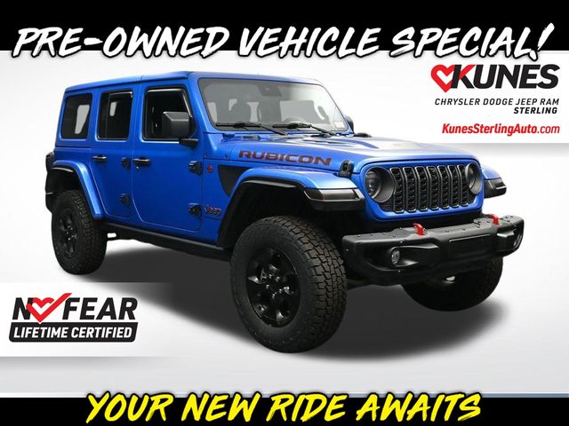 Hydro Blue Pearl Coat 2024 Jeep Wrangler SUV / Crossover Four-Wheel Drive 8-Speed Automatic