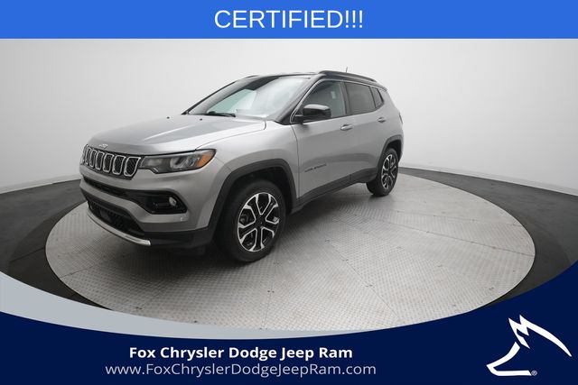 Billet Silver Metallic Clearcoat 2023 Jeep Compass SUV / Crossover Four-Wheel Drive 8-Speed Automatic