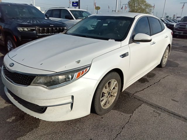 Snow White Pearl 2017 Kia Optima LX Sedan Front-Wheel Drive 6-Speed Automatic