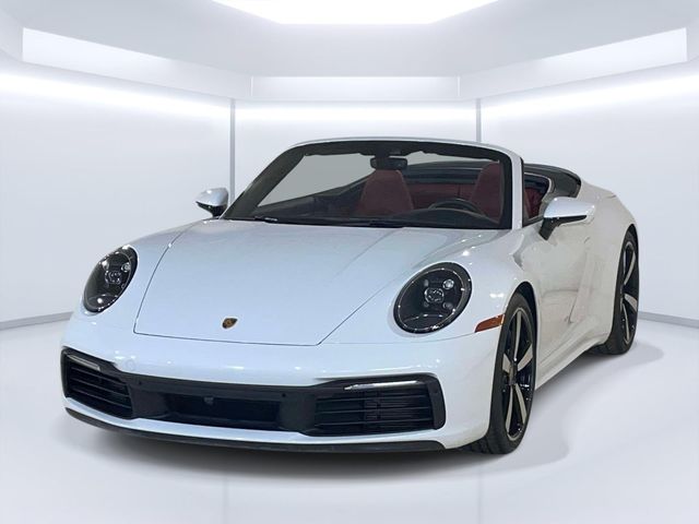 Carrara White Metallic 2023 Porsche 911 Carrera Cabriolet RWD Convertible Rear-Wheel Drive 8-Speed Automatic