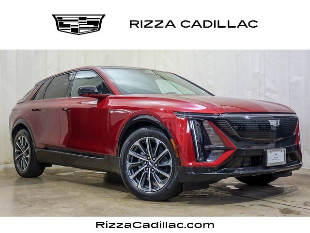 Radiant Red 2025 Cadillac LYRIQ SUV / Crossover All-Wheel Drive 1-Speed Automatic