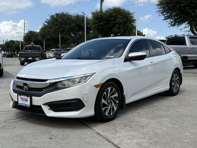 2016 Honda Civic EX White at Autostrade
