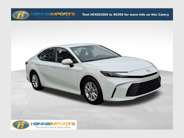Ice Cap 2025 Toyota Camry LE FWD Sedan Front-Wheel Drive Continuously Variable Transmission