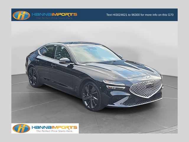 Vik Black 2023 Genesis G70 Sedan Rear-Wheel Drive 8-Speed Automatic