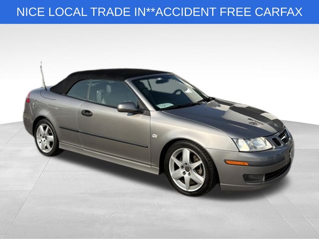 Black 2005 Saab 9-3 Convertible Front-Wheel Drive 5-Speed Automatic