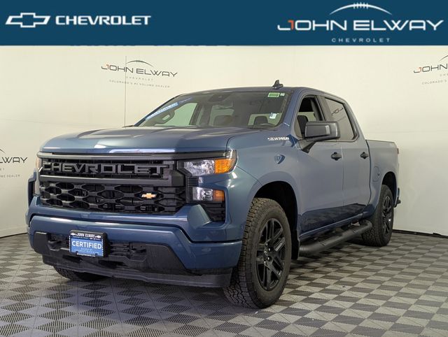 Lakeshore Blue Metallic 2024 Chevrolet Silverado 1500 Pickup Truck Four-Wheel Drive 8-Speed Automatic