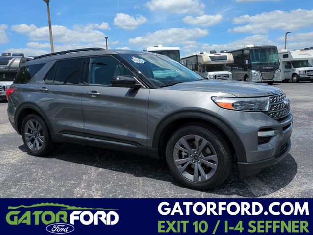 Gray Metallic 2023 Ford Explorer XLT RWD SUV / Crossover Rear-Wheel Drive Automatic
