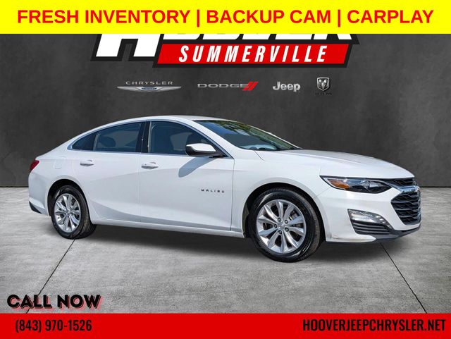 Summit White 2025 Chevrolet Malibu Sedan Front-Wheel Drive Continuously Variable Transmission