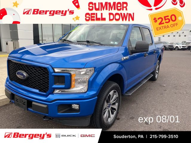 Velocity Blue Metallic 2020 Ford F-150 Pickup Truck Four-Wheel Drive Automatic