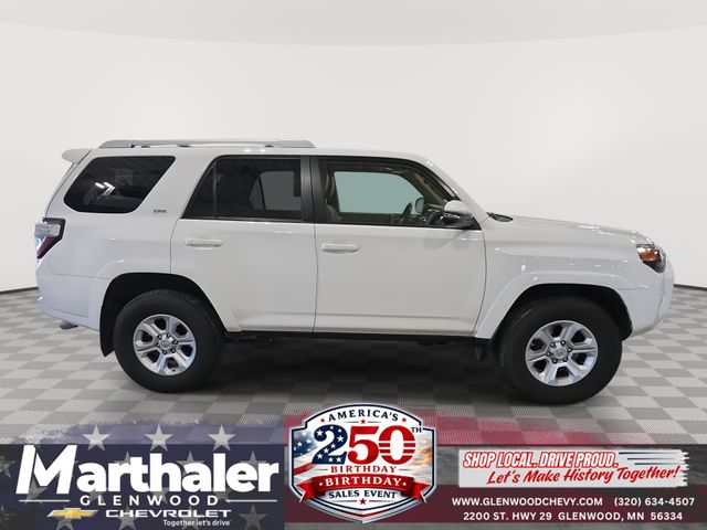 Super White 2018 Toyota 4Runner SUV / Crossover Four-Wheel Drive 5-Speed Automatic Overdrive