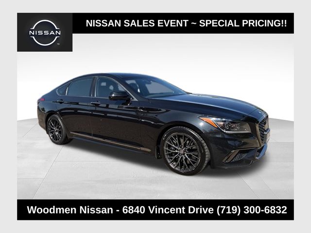 Black 2018 Genesis G80 Sedan Rear-Wheel Drive 8-Speed Automatic