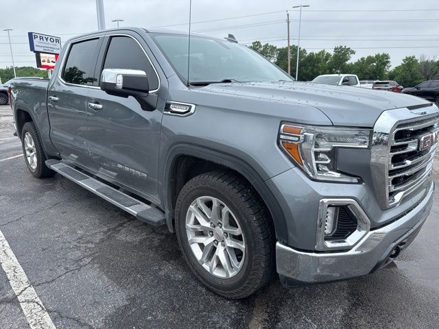 Gray (Satin Steel Metallic) 2022 GMC Sierra 1500 Limited SLT Crew Cab 4WD Pickup Truck Four-Wheel Drive Automatic