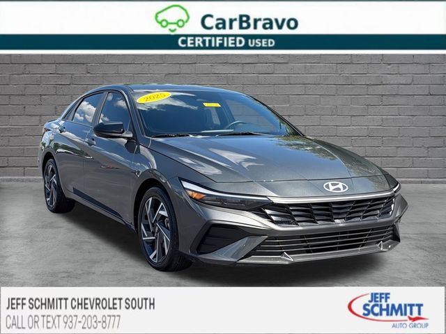 Amazon Gray 2025 Hyundai Elantra Sedan Front-Wheel Drive Continuously Variable Transmission