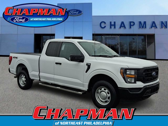 Oxford White 2023 Ford F-150 XL SuperCab 4WD Pickup Truck Four-Wheel Drive Automatic