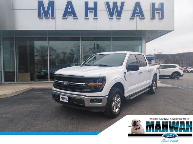 White 2024 Ford F-150 Pickup Truck Four-Wheel Drive Automatic