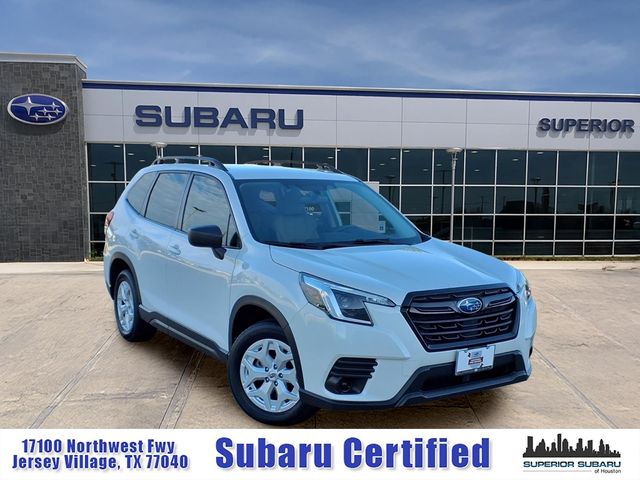 Crystal White Pearl 2023 Subaru Forester Crossover AWD SUV / Crossover All-Wheel Drive Continuously Variable Transmission