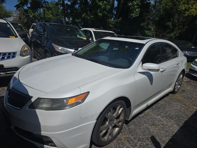 White 2014 Acura TL Sedan 6-Speed Automatic