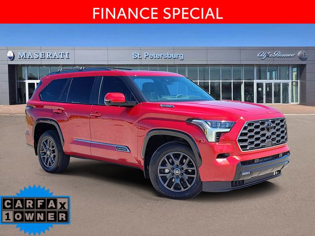 Supersonic Red 2025 Toyota Sequoia SUV / Crossover Four-Wheel Drive Automatic