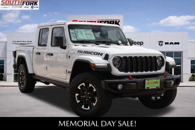 Bright White Clearcoat 2026 Jeep Gladiator Rubicon Crew Cab 4WD Pickup Truck Four-Wheel Drive 8-Speed Automatic