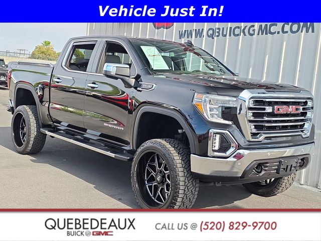 Onyx Black 2019 GMC Sierra 1500 SLT Crew Cab 4WD Pickup Truck Four-Wheel Drive 8-Speed Automatic
