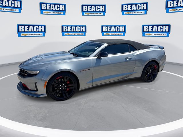 Sharkskin Metallic 2024 Chevrolet Camaro Convertible Rear-Wheel Drive 6-Speed Manual