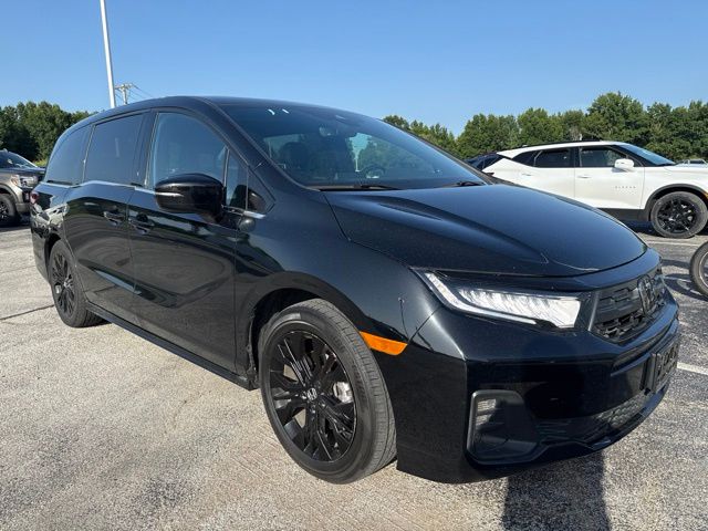 Black 2025 Honda Odyssey Minivan Front-Wheel Drive Automatic