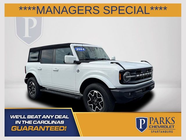 Oxford White 2024 Ford Bronco SUV / Crossover Four-Wheel Drive Automatic