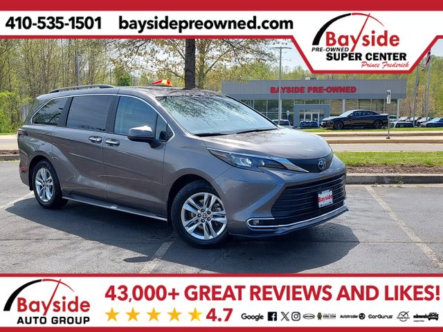 Predawn Gray Mica 2024 Toyota Sienna XLE 7-Passenger AWD Minivan All-Wheel Drive Continuously Variable Transmission