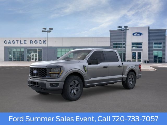Gray Metallic 2025 Ford F-150 Pickup Truck Four-Wheel Drive Automatic