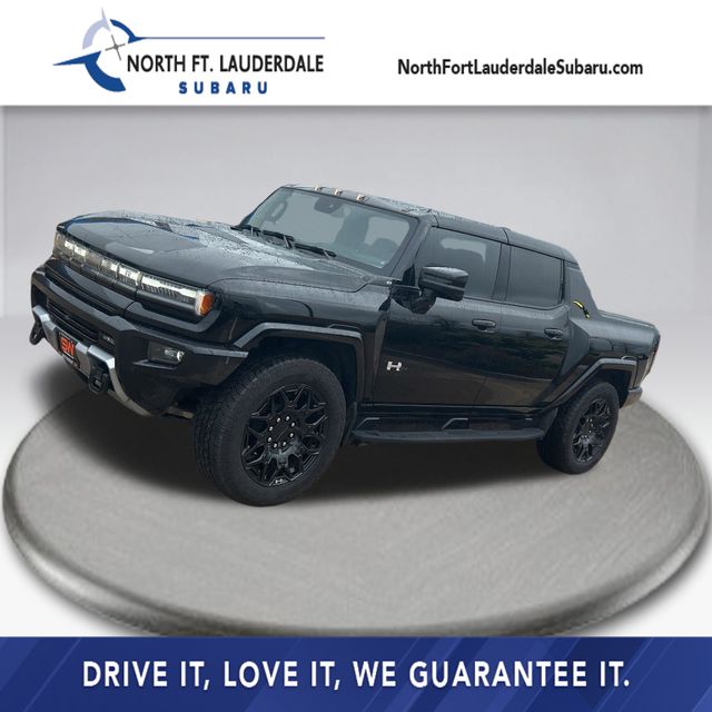 Black 2025 GMC Hummer EV Pickup 2X Crew Cab AWD Pickup Truck All-Wheel Drive 1-Speed Automatic