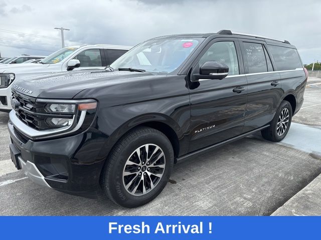 Black Metallic 2025 Ford Expedition MAX Platinum 4WD SUV / Crossover Four-Wheel Drive Automatic