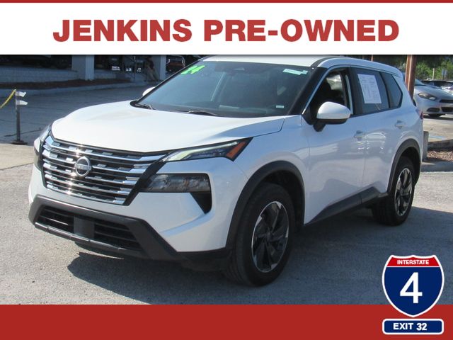 Everest White Pearl 2024 Nissan Rogue SUV / Crossover All-Wheel Drive Continuously Variable Transmission