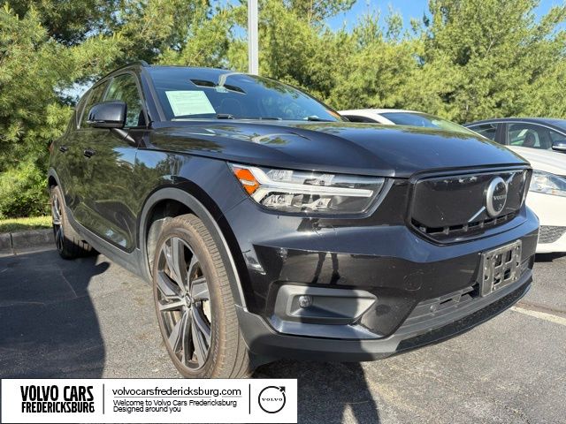 Onyx Black Metallic 2021 Volvo XC40 Recharge Pure Electric P8 eAWD SUV / Crossover All-Wheel Drive 1-Speed Automatic