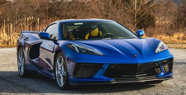 Used 2020 Blue Chevrolet Stingray image 2