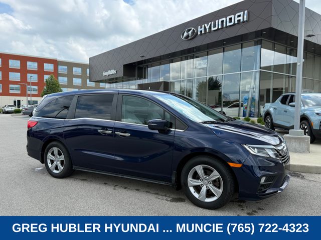 Blue 2019 Honda Odyssey Minivan Front-Wheel Drive 9-Speed Automatic