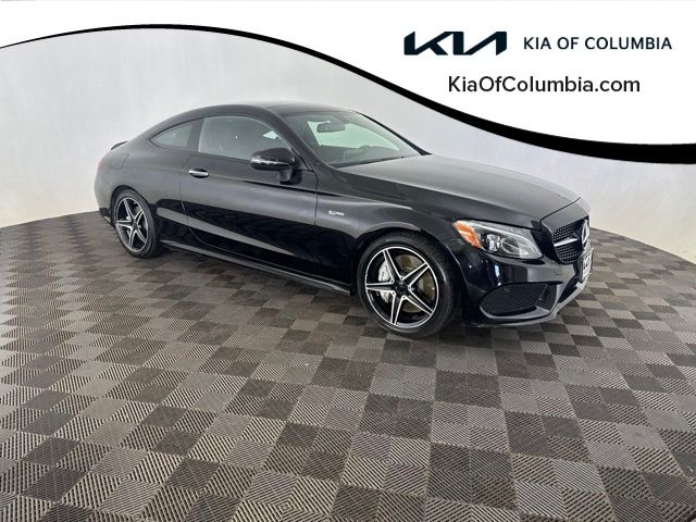 Obsidian Black Metallic 2017 Mercedes-Benz C-Class Coupe All-Wheel Drive 9-Speed Automatic