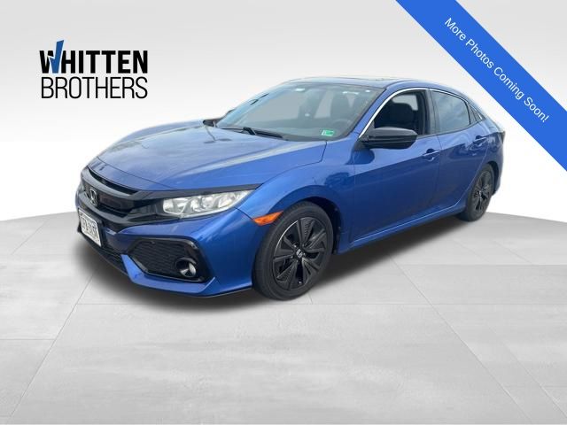 Aegean Blue Metallic 2018 Honda Civic Hatchback EX FWD Hatchback Front-Wheel Drive Continuously Variable Transmission