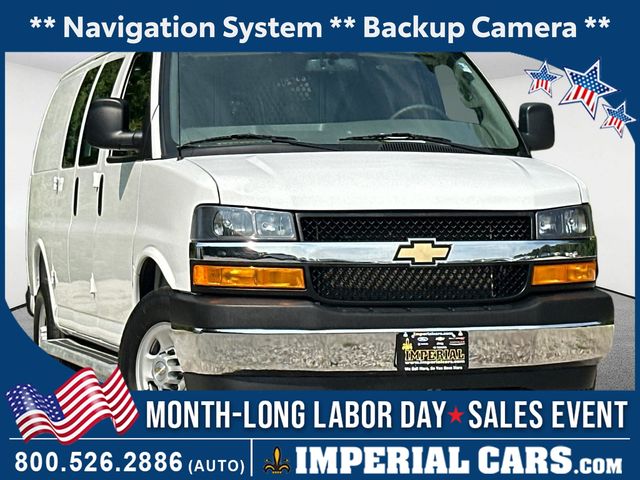 Summit White 2025 Chevrolet Express Cargo Van Rear-Wheel Drive 8-Speed Automatic Overdrive