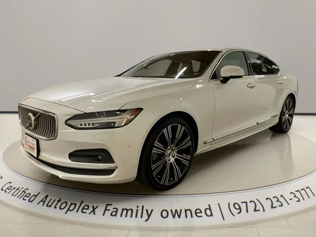 Crystal White 2022 Volvo S90 B6 Inscription AWD Sedan All-Wheel Drive Automatic