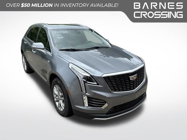 Gray (Satin Steel Metallic) 2020 Cadillac XT5 SUV / Crossover Four-Wheel Drive 9-Speed Automatic