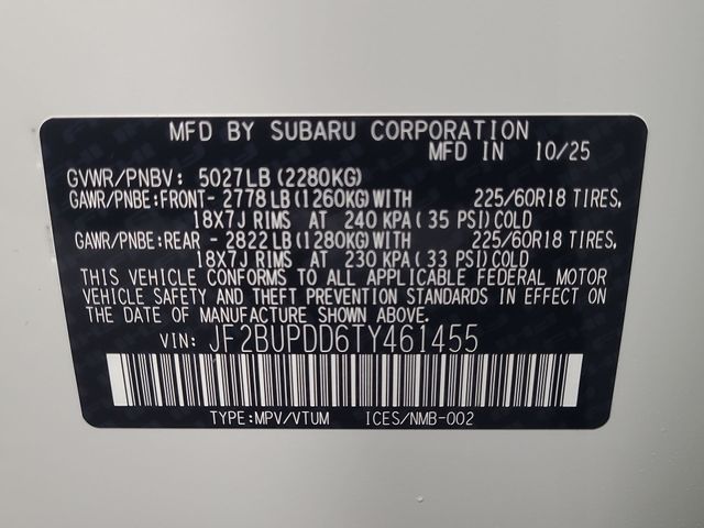 2026 – Subaru – Outback