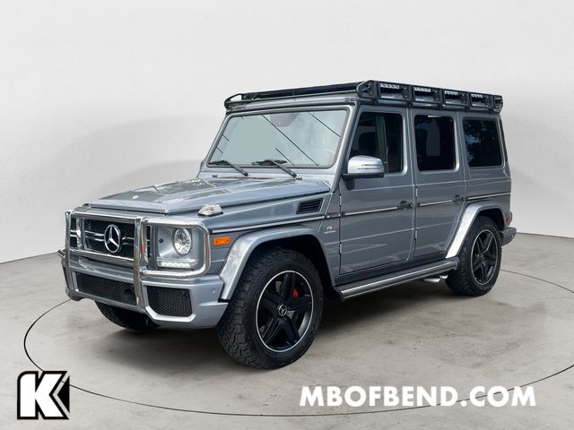 Palladium Silver Metallic 2015 Mercedes-Benz G-Class G 63 AMG 4MATIC SUV / Crossover All-Wheel Drive 7-Speed Automatic